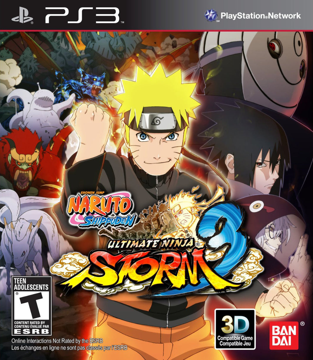 Used Playstation 3 game NARUTO Shippuden Ultimate Ninja Storm 3