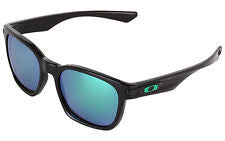 Oakley Garage Rock Black Frame Jade Iridium Lens Sunglasses