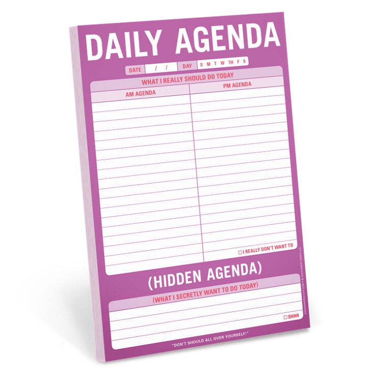 Daily/hidden agenda