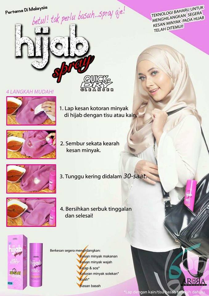 T5 - Hijab Spray Quick Dry Cleanser