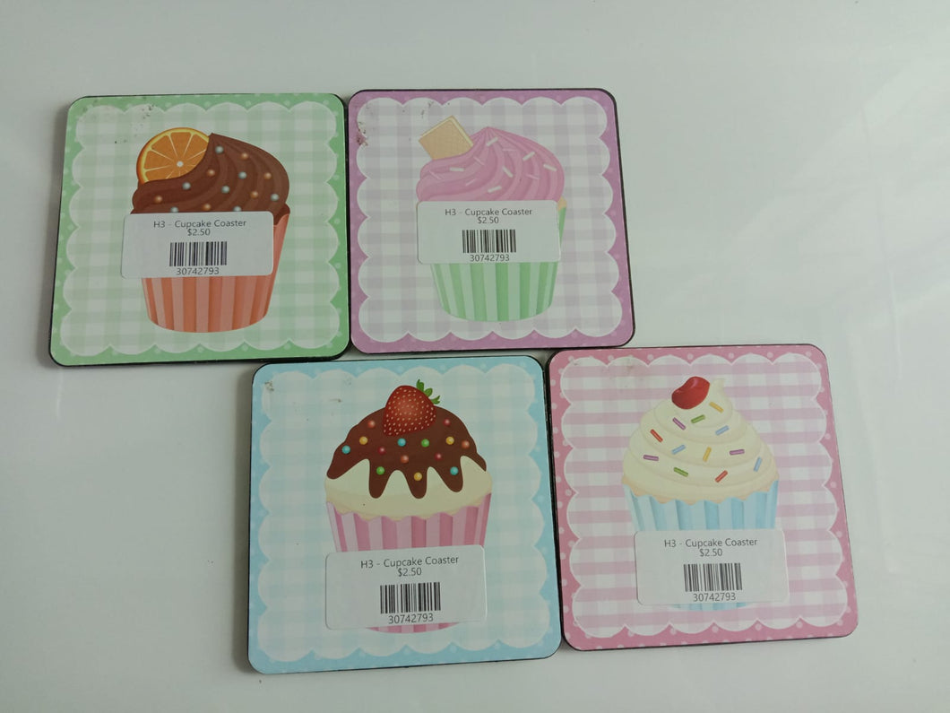 H3 - Cupcake Coaster