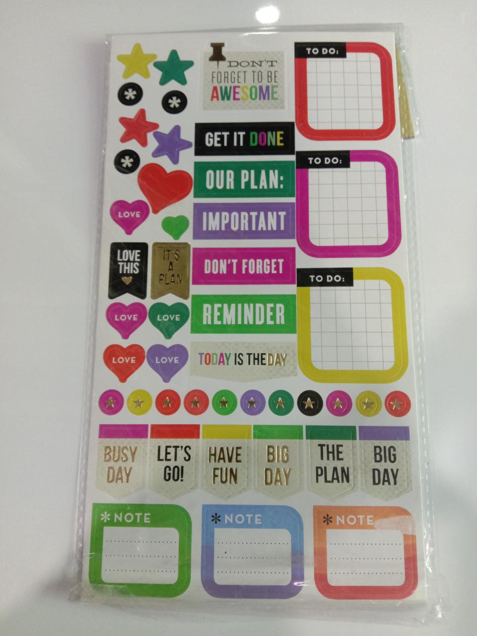 H3 - B  - scrap booking sticker