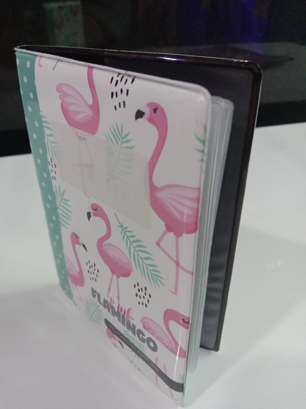 H3 - flamingo card holder