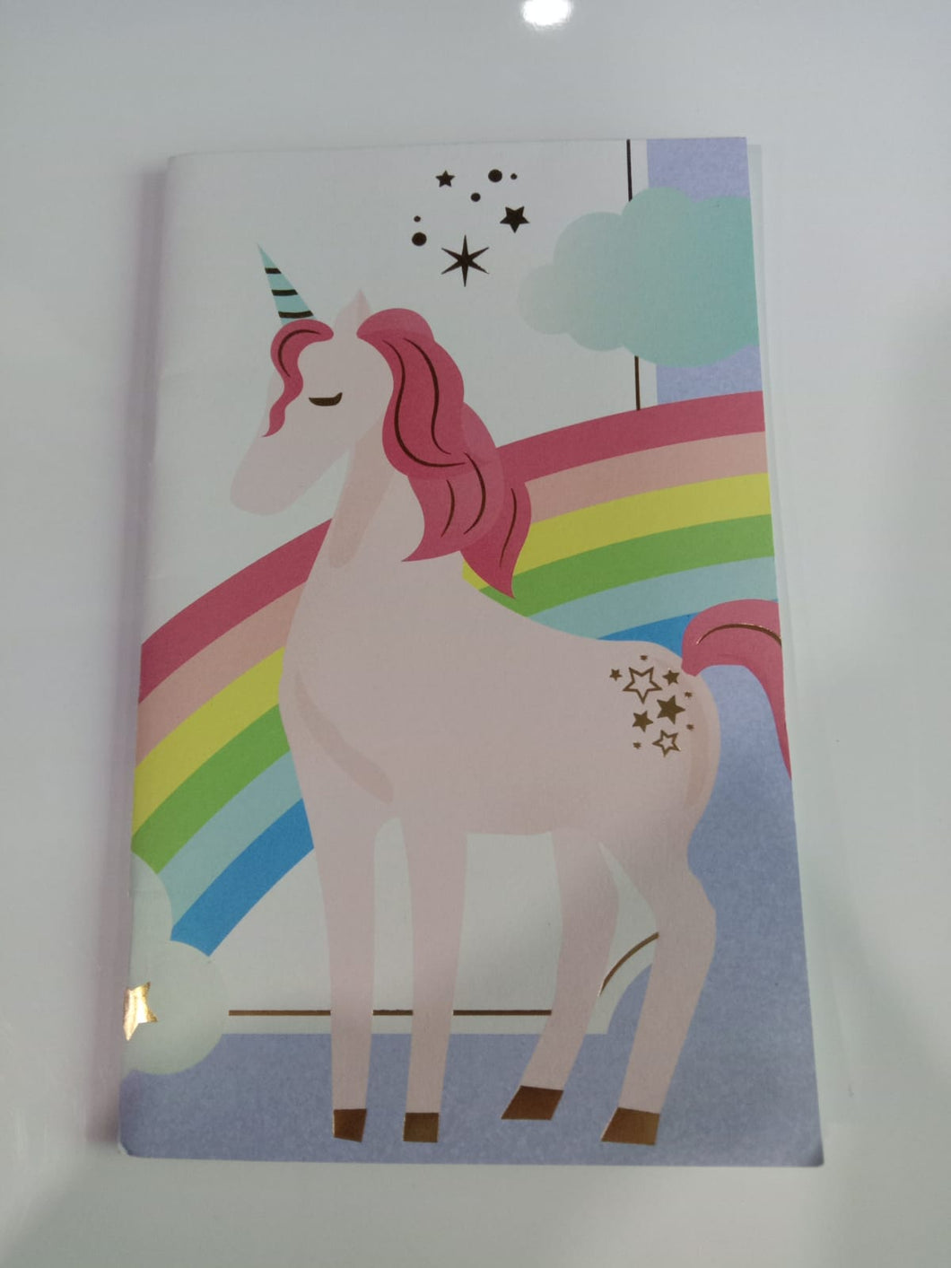 H3 - White Unicorn Notebook