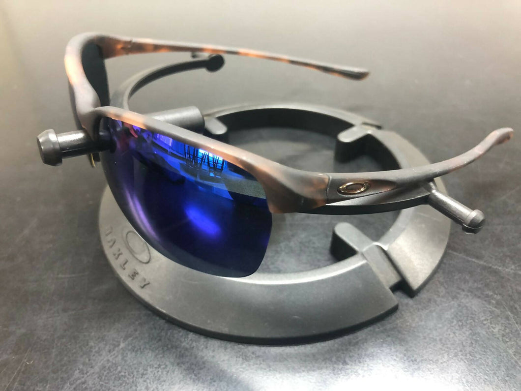 OAK - Oakley Unstoppable Brown Tortoise with Ice Blue polarized lens