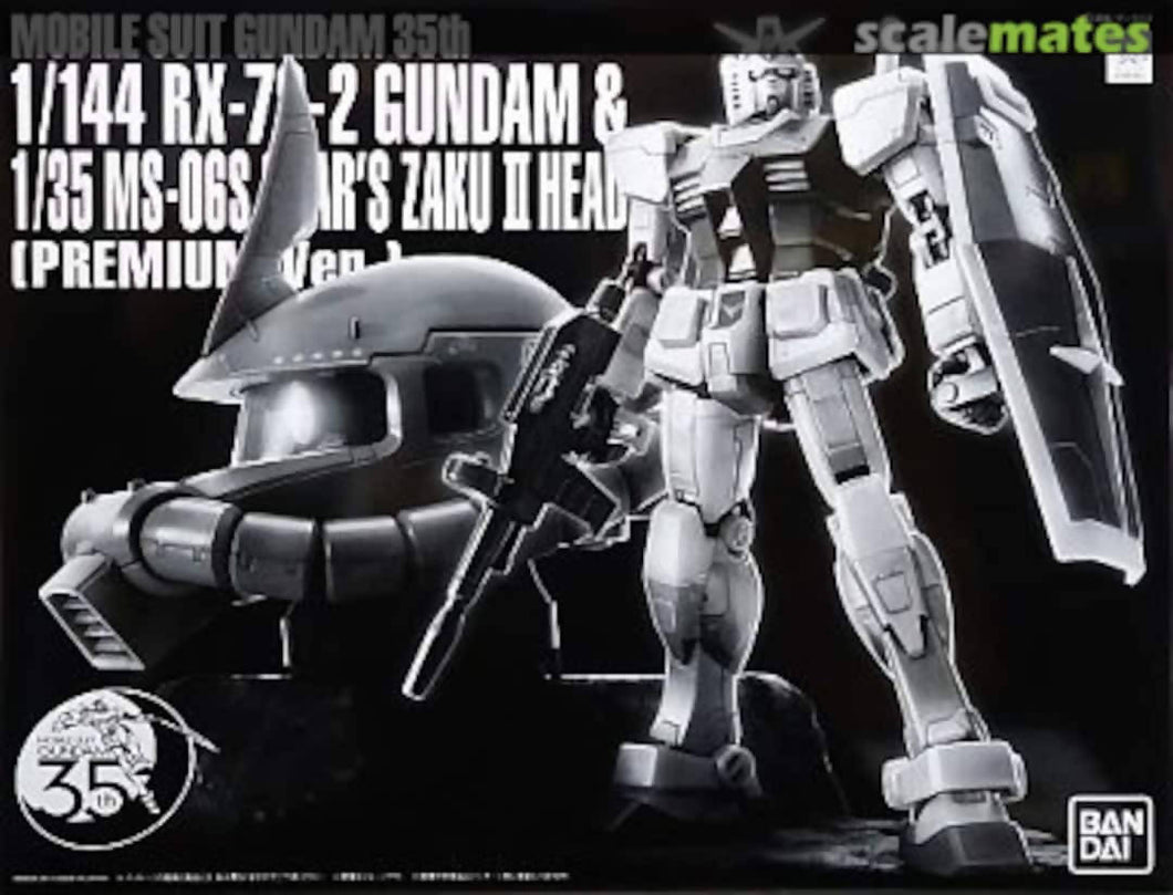 AO - 1/144 RX-78-2 GUNDAM&1/35 MS 06S CHARS ZAKU II HEAD