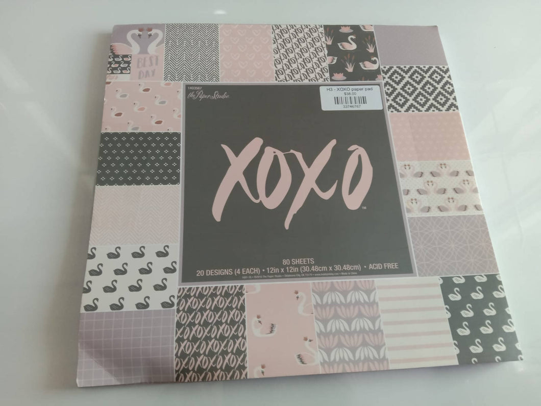 H3 - XOXO paper pad