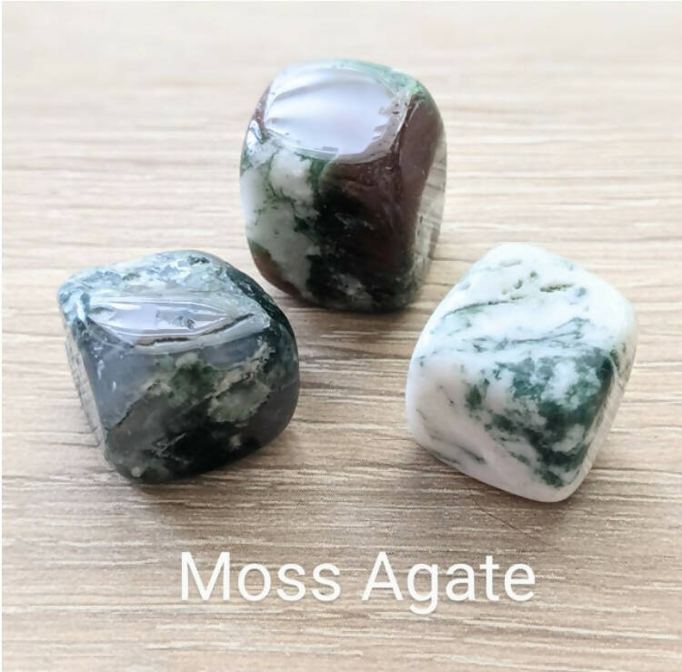 PD - Moss agate cubes