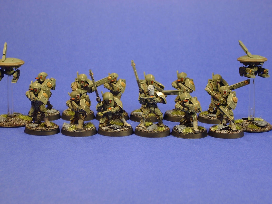 MYM - warhammer 40,000 tau fire warrior minitures